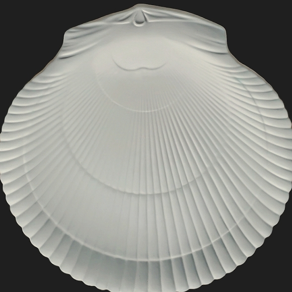 Etruria & Barlaston Wedgewood Shell Serving Plate 11" Nautilus Satin - Picture 11 of 11